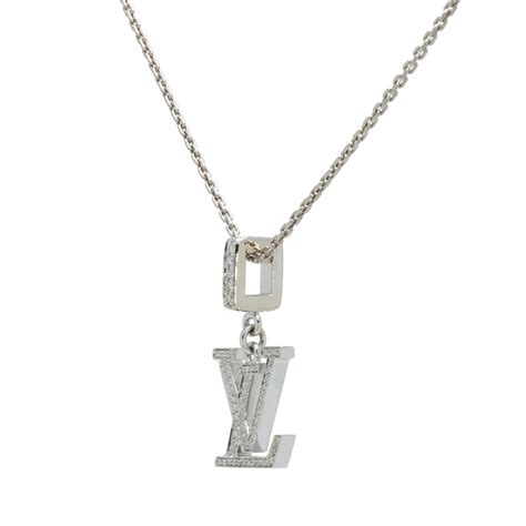 louis vuitton mens pendant|Louis Vuitton necklace with diamond.